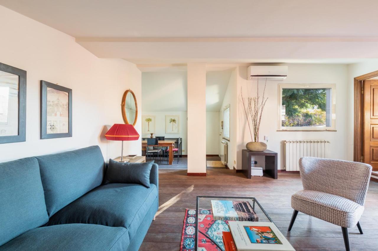 Bright And Comfy Terraced Apartment In Trastevere Roma Ngoại thất bức ảnh