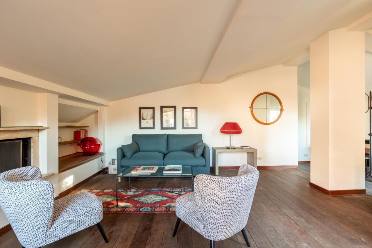Bright And Comfy Terraced Apartment In Trastevere Roma Ngoại thất bức ảnh