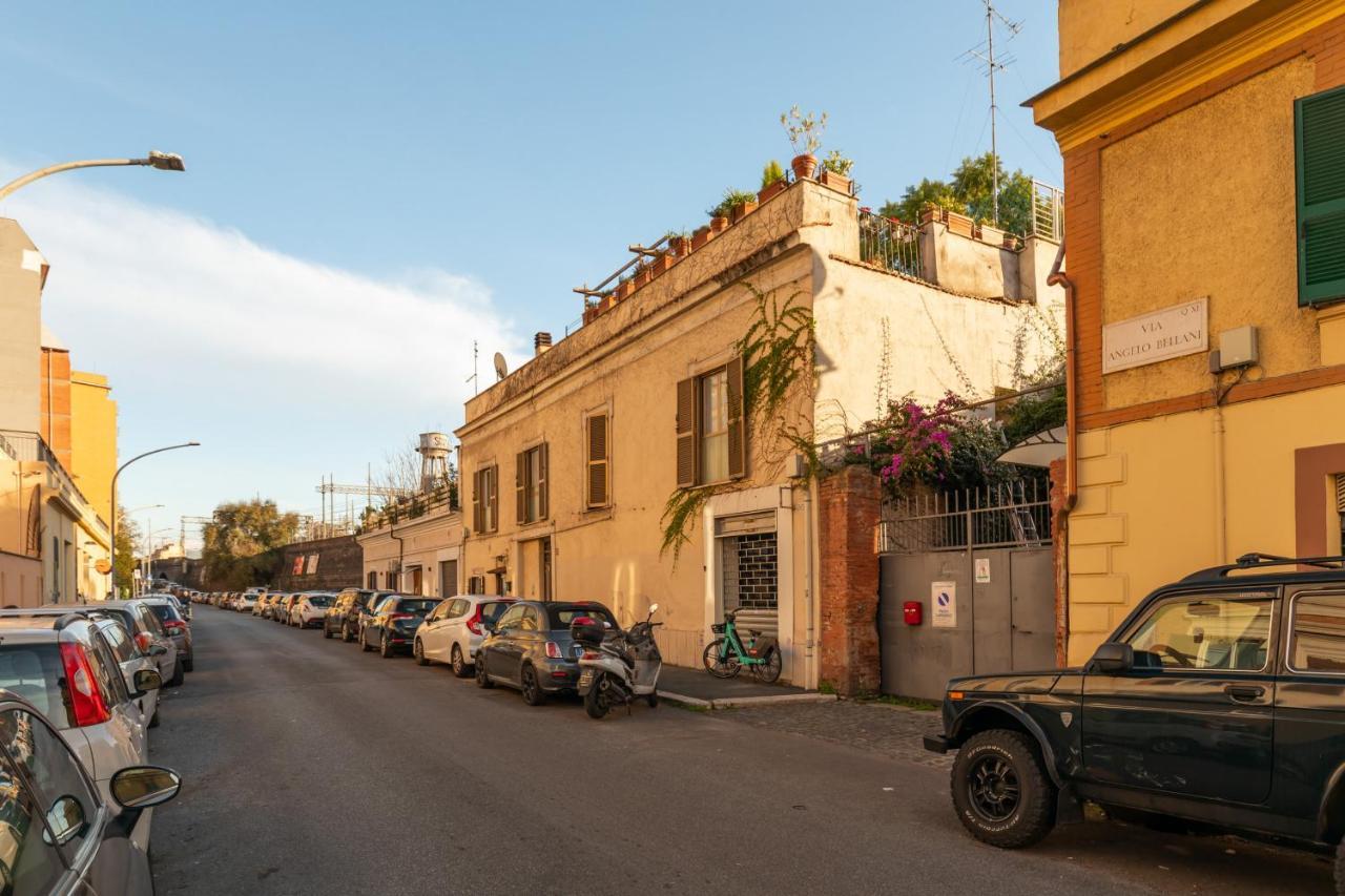 Bright And Comfy Terraced Apartment In Trastevere Roma Ngoại thất bức ảnh
